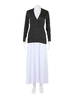 Ralph Lauren black V-Neck Button Cardigan Sweater